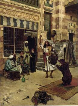 Arab or Arabic people and life. Orientalism oil paintings564